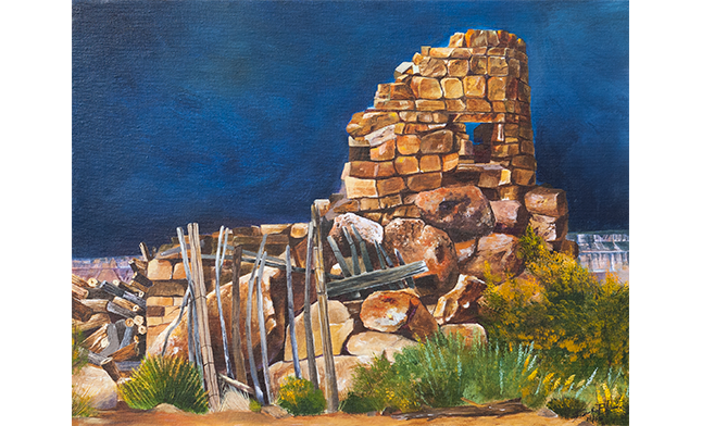 Wall at Desert View