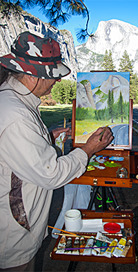 Plein-air at Yosemite National Park